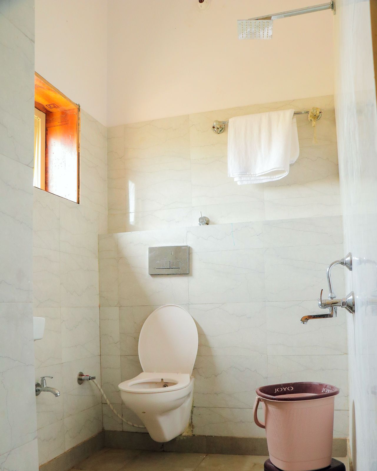 Raj Garden clean attached bathroom
